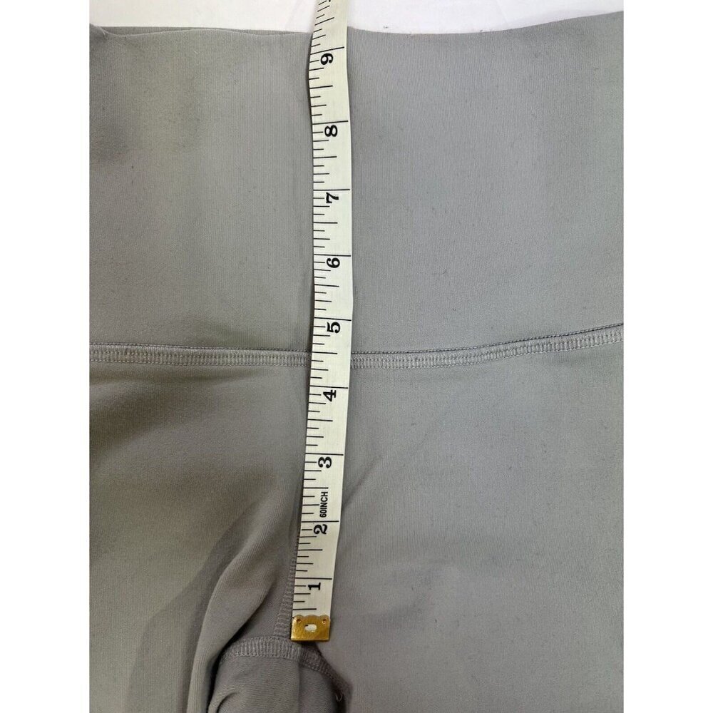 Alo Yoga Moto Leggings Size Small light gray Woman’s Textured High Waisted - Picture 7 of 11